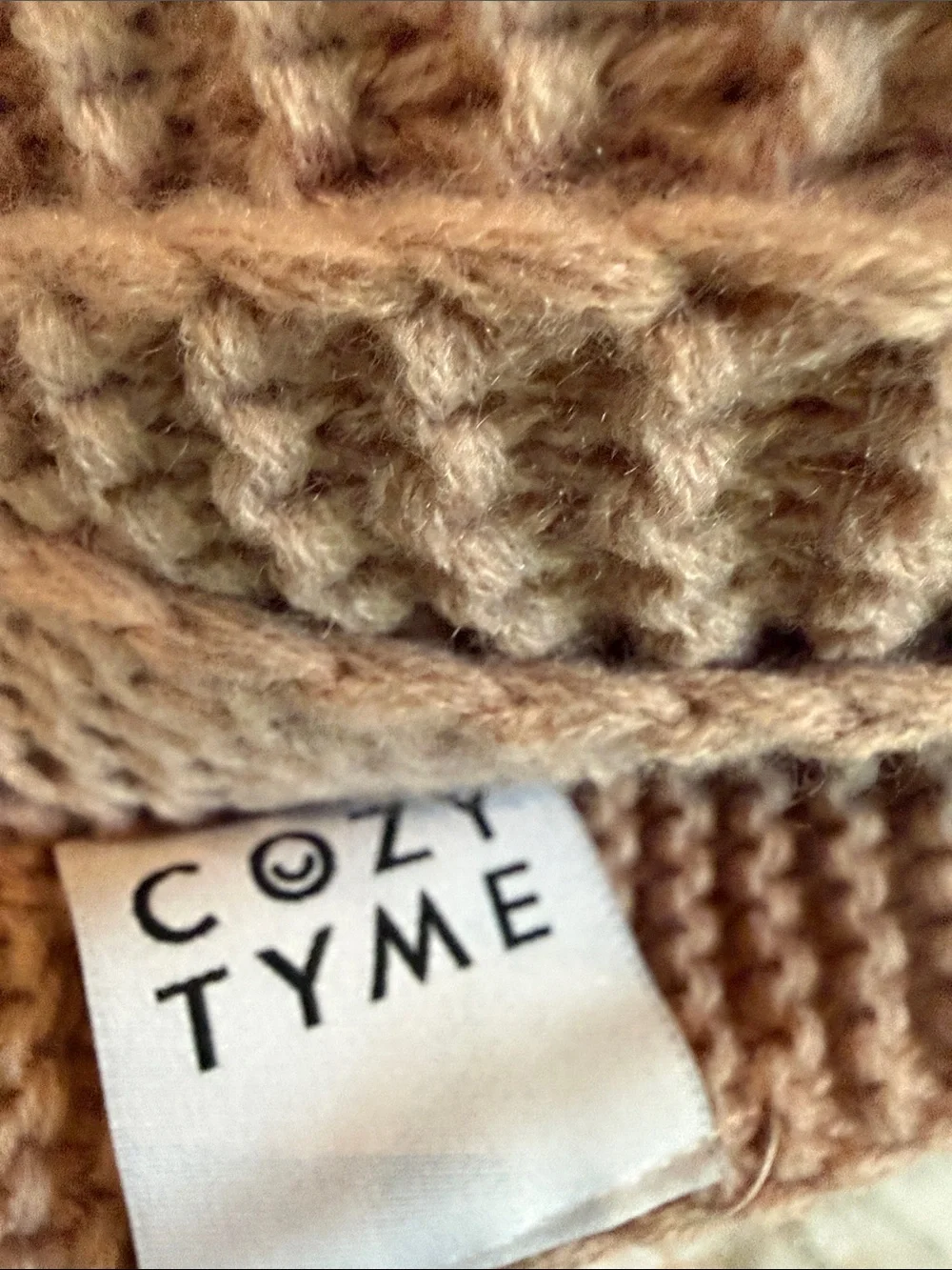 Knit Decorative Throw - Dusty Rose
